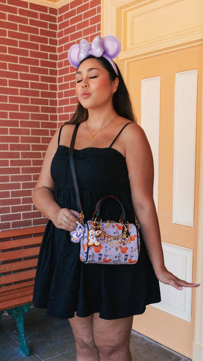 Aden + Louise Halloween Mini Duffle Bag - Purple