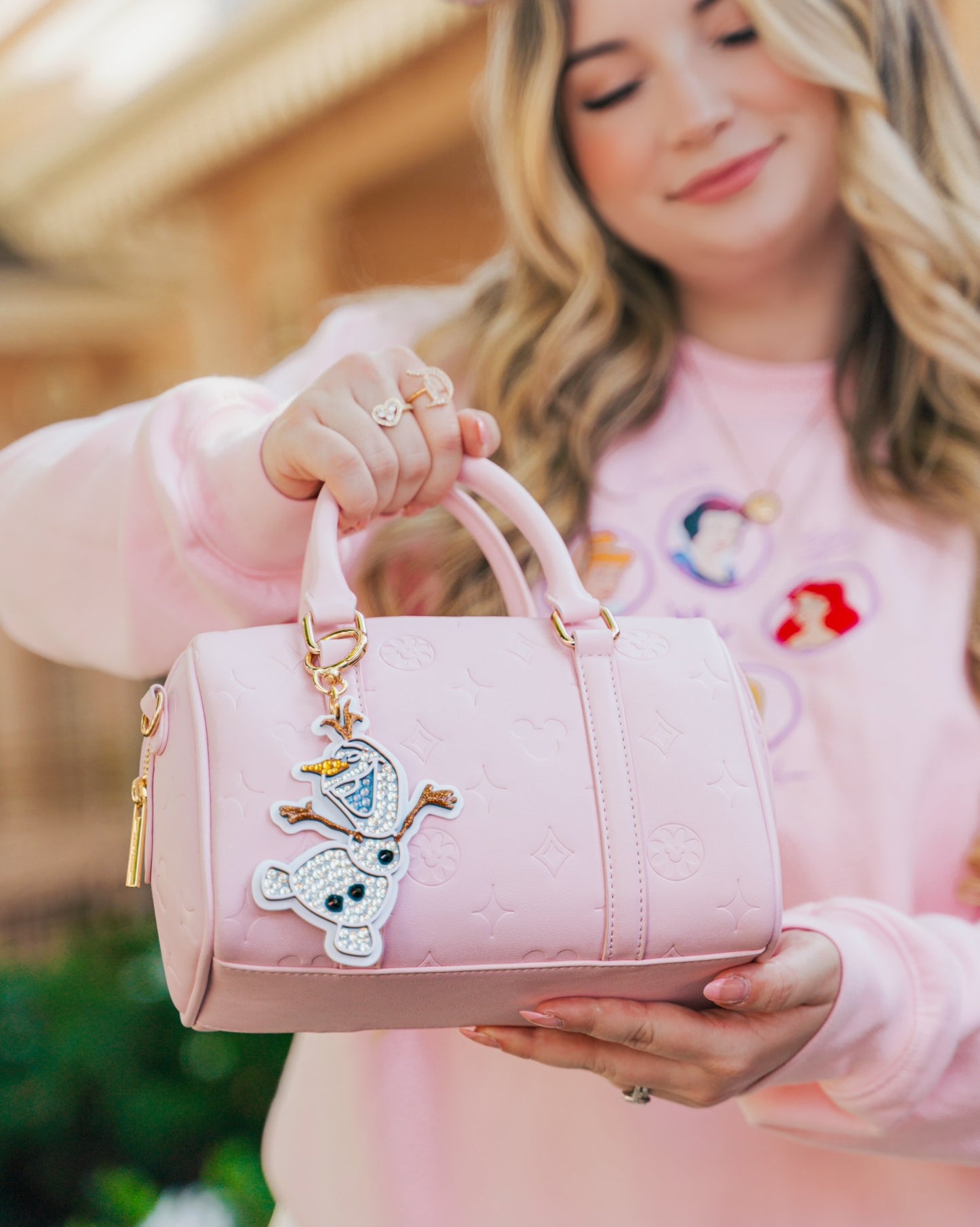 A+L Crystal Sidekick Bag Charm