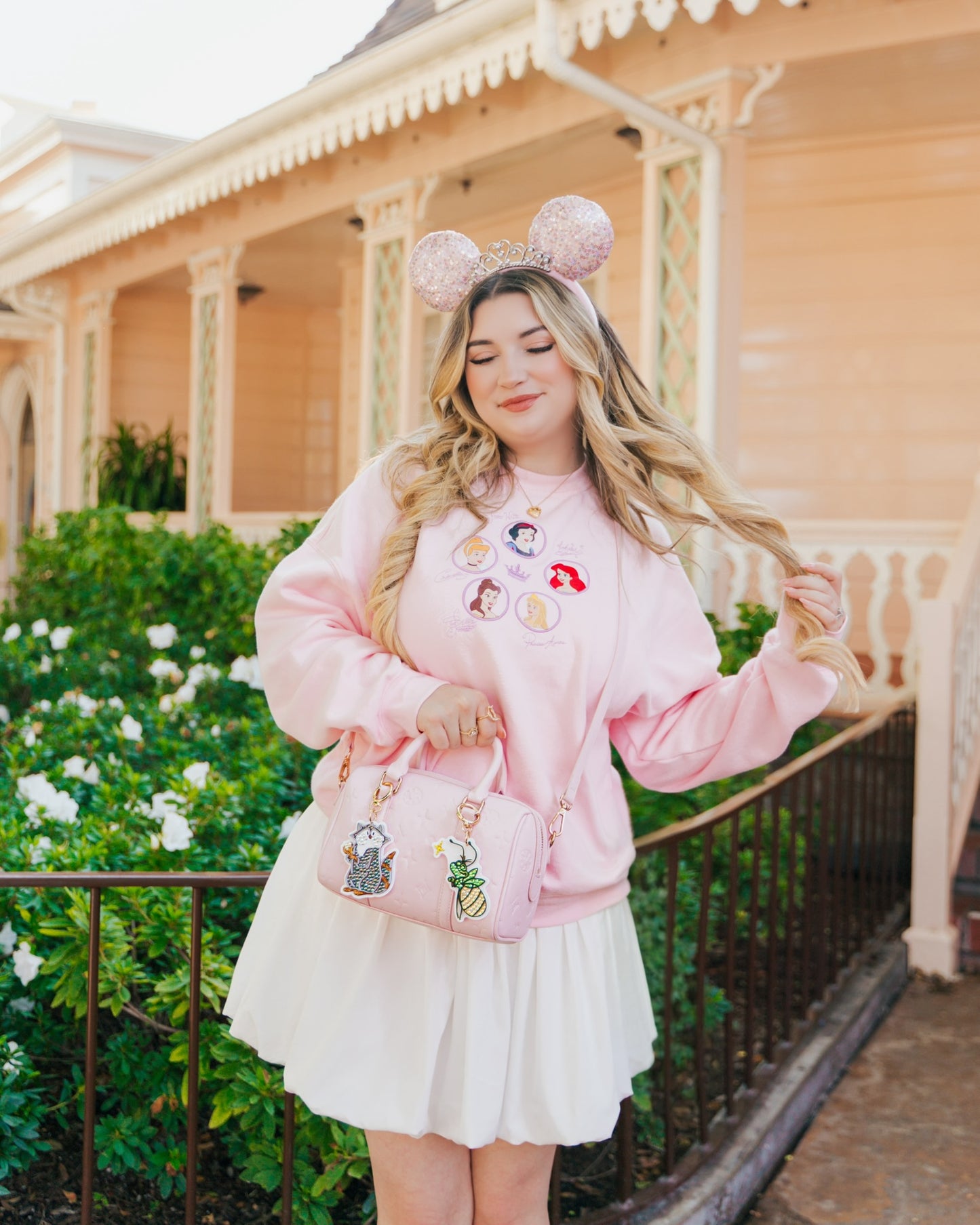 A+L Crystal Sidekick Bag Charm