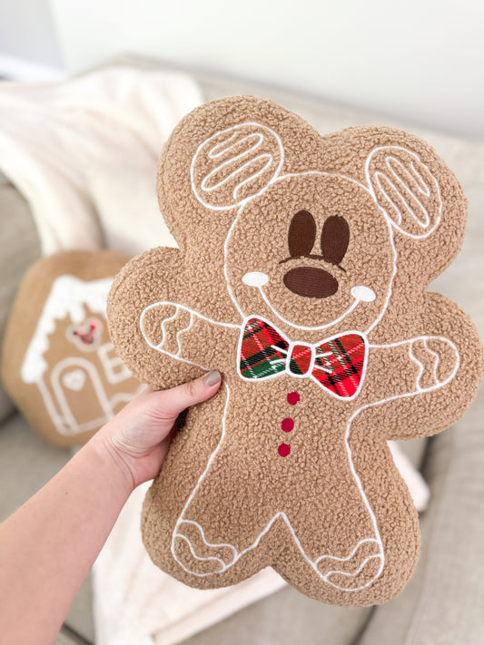 Gingerbread Mouse Pillow