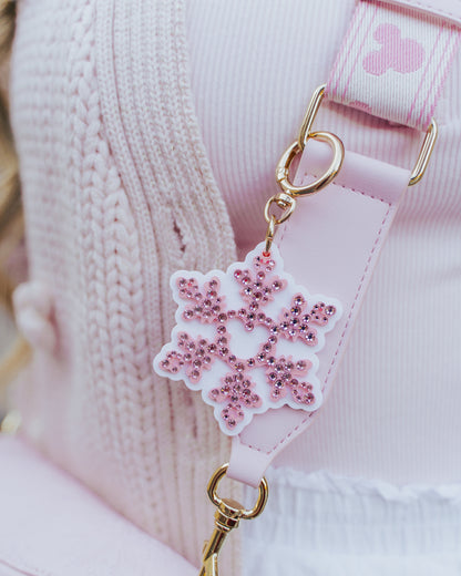 A+L Crystal Snowflake Bag Charm