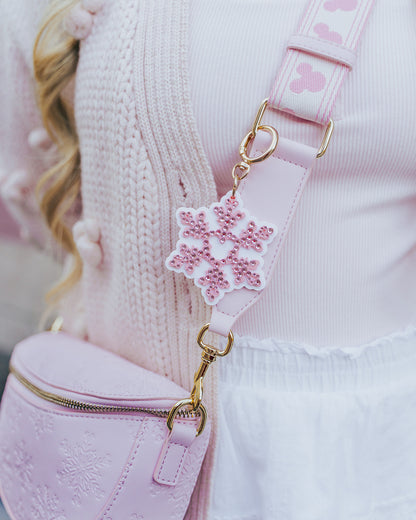 A+L Crystal Snowflake Bag Charm