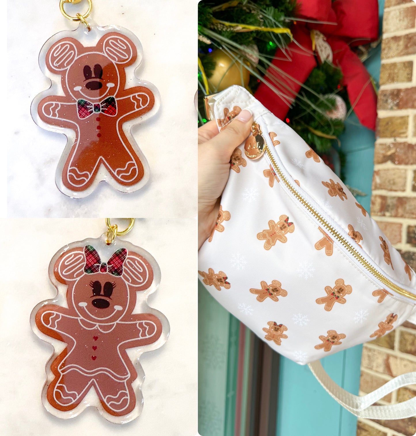 Gingerbread Fanny Pack + Charms Bundle