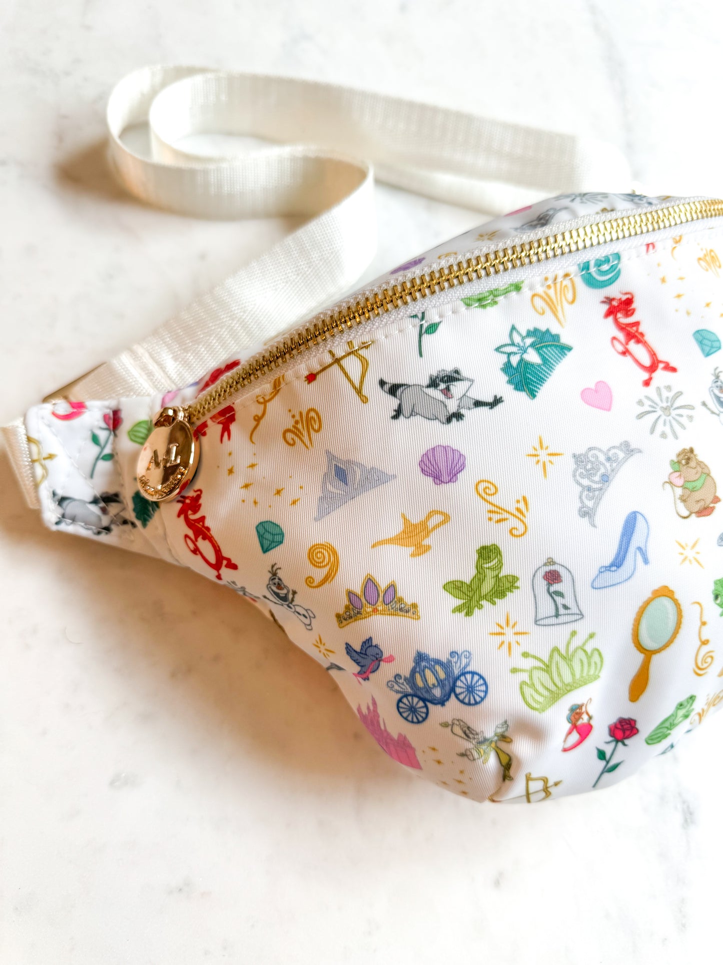 Princess Icons Large Fanny Pack