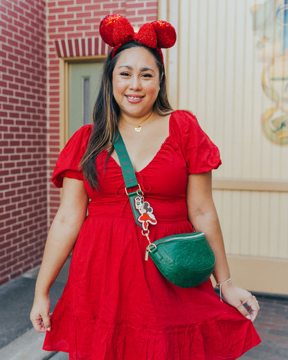 A+L Christmas Ballerina Bag Charm