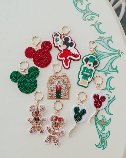 A+L Crystal Red Balloon Bag Charm