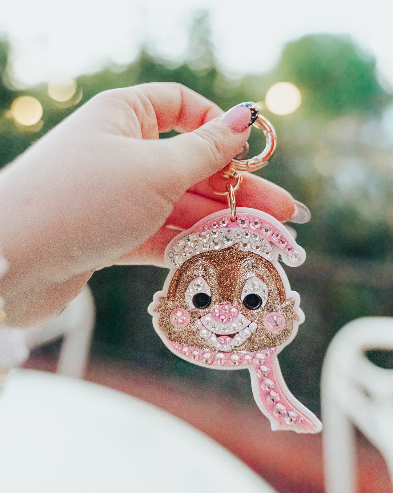 A+L Crystal Christmas Bag Charm