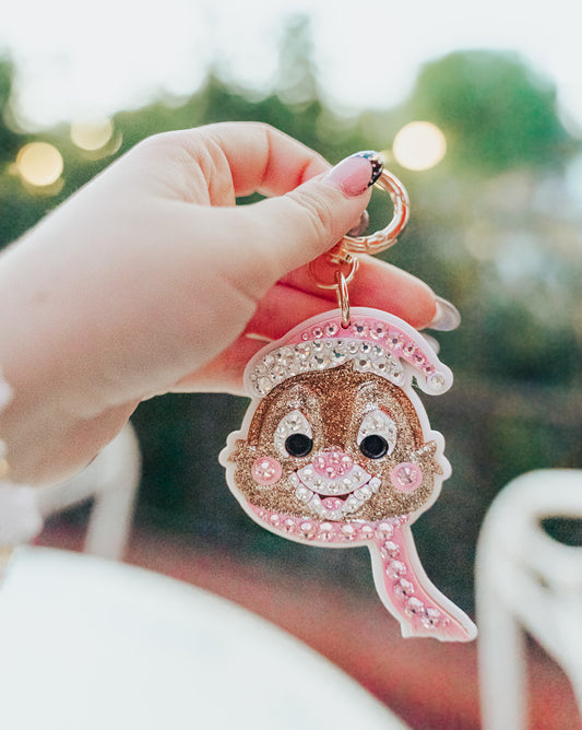 A+L Crystal Christmas Bag Charm