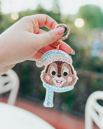 A+L Crystal Christmas Bag Charm