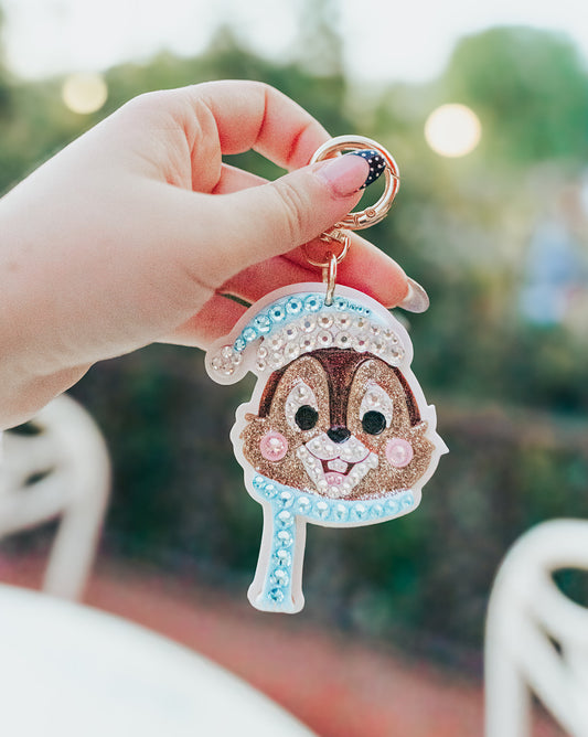 A+L Crystal Christmas Bag Charm