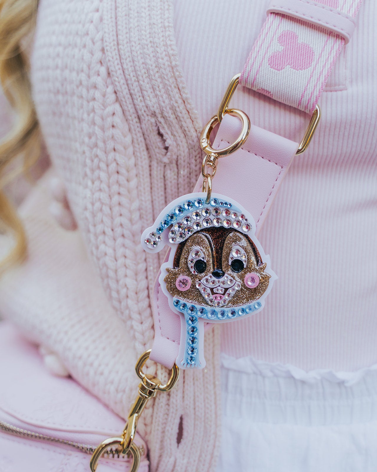 A+L Crystal Christmas Bag Charm