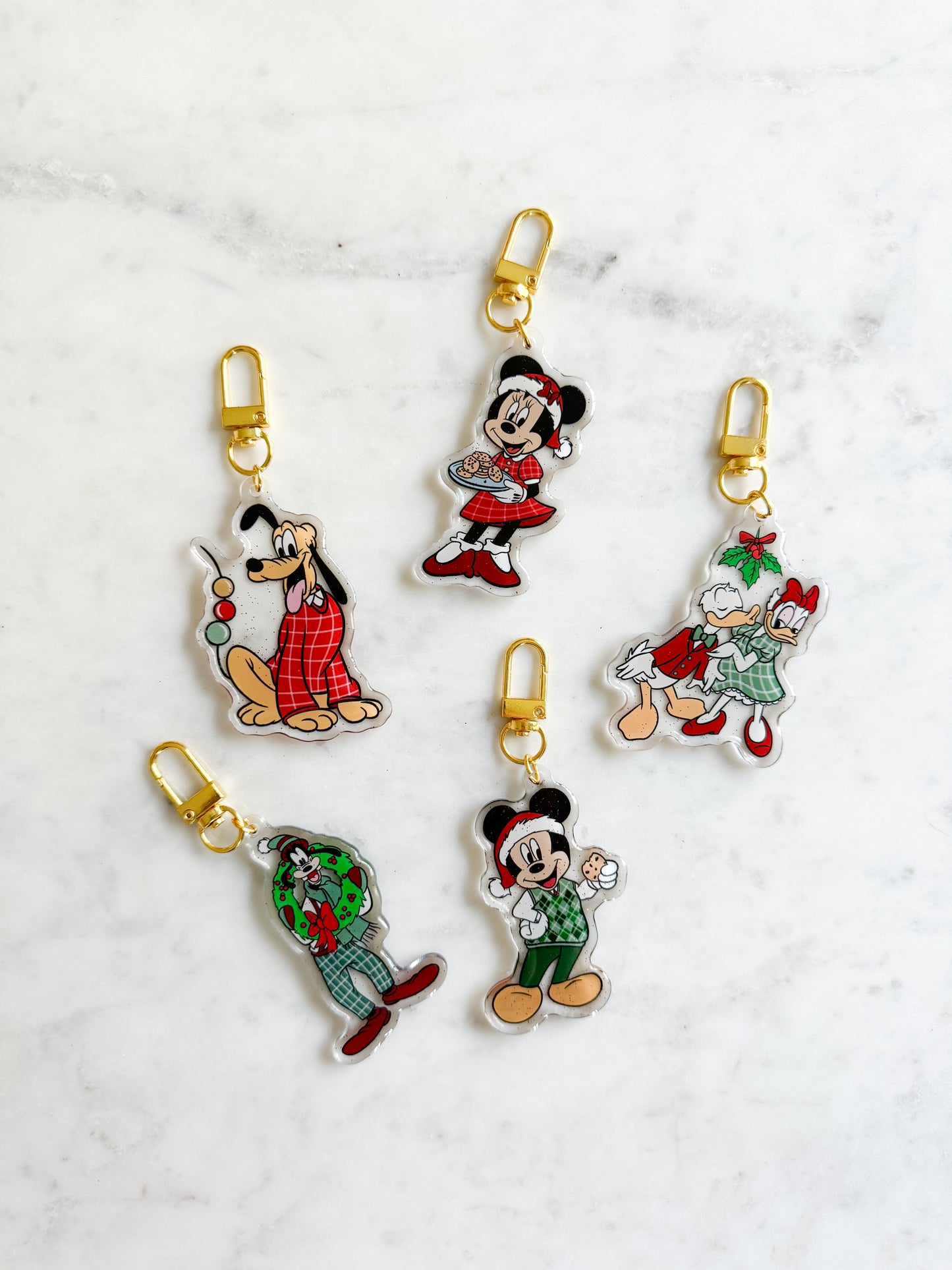 Mouse + Friends Christmas Bag Charm Bundle