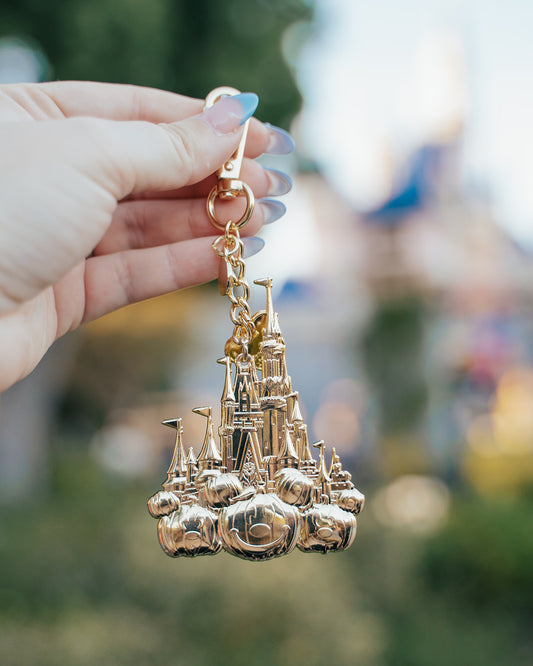 Aden + Louise Signature Florida Metal Pumpkin Castle Charms - Halloween