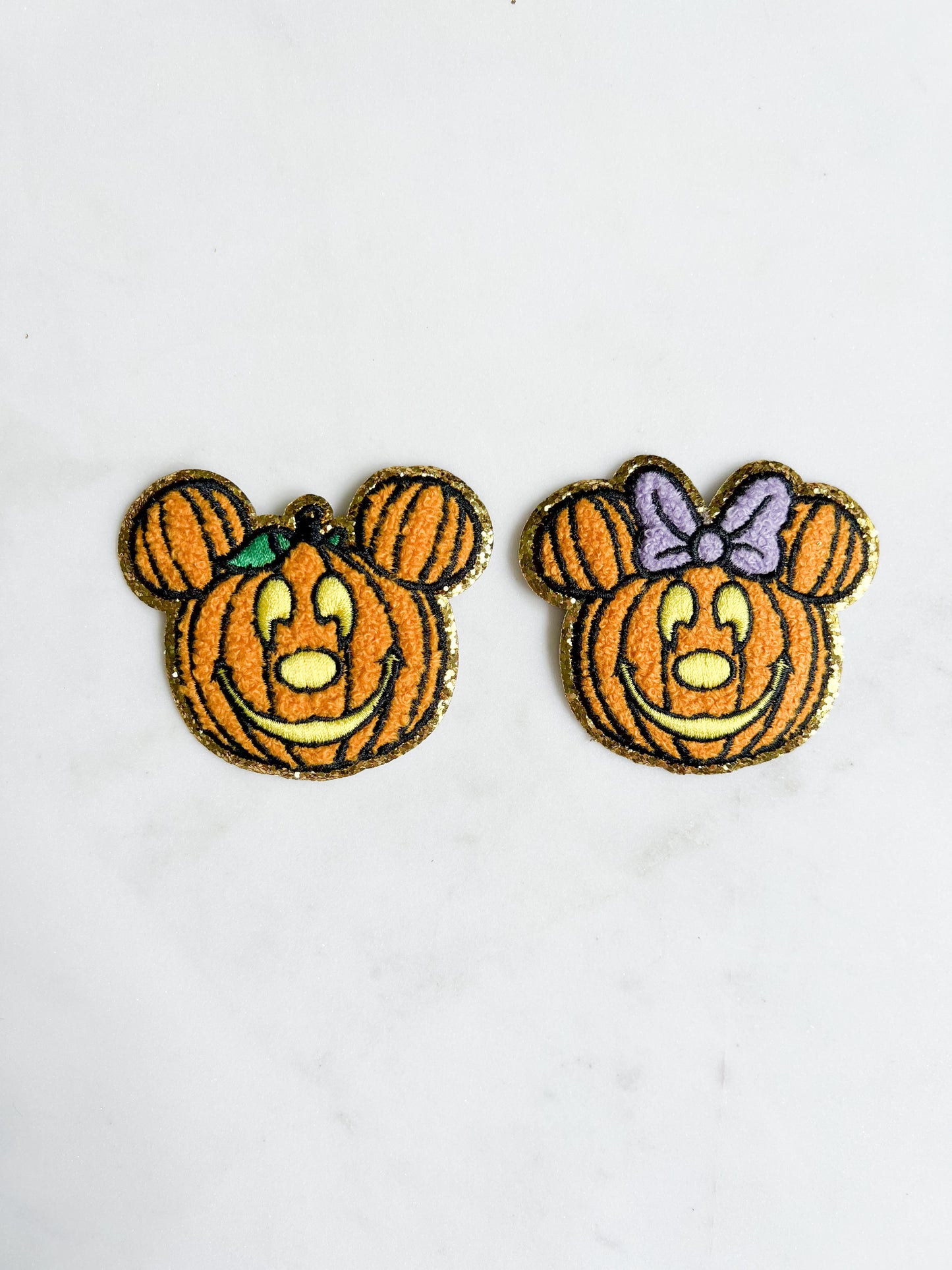 Pumpkin Girl Mouse Patch