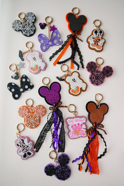 A+L Halloween Crystal Bag Charm