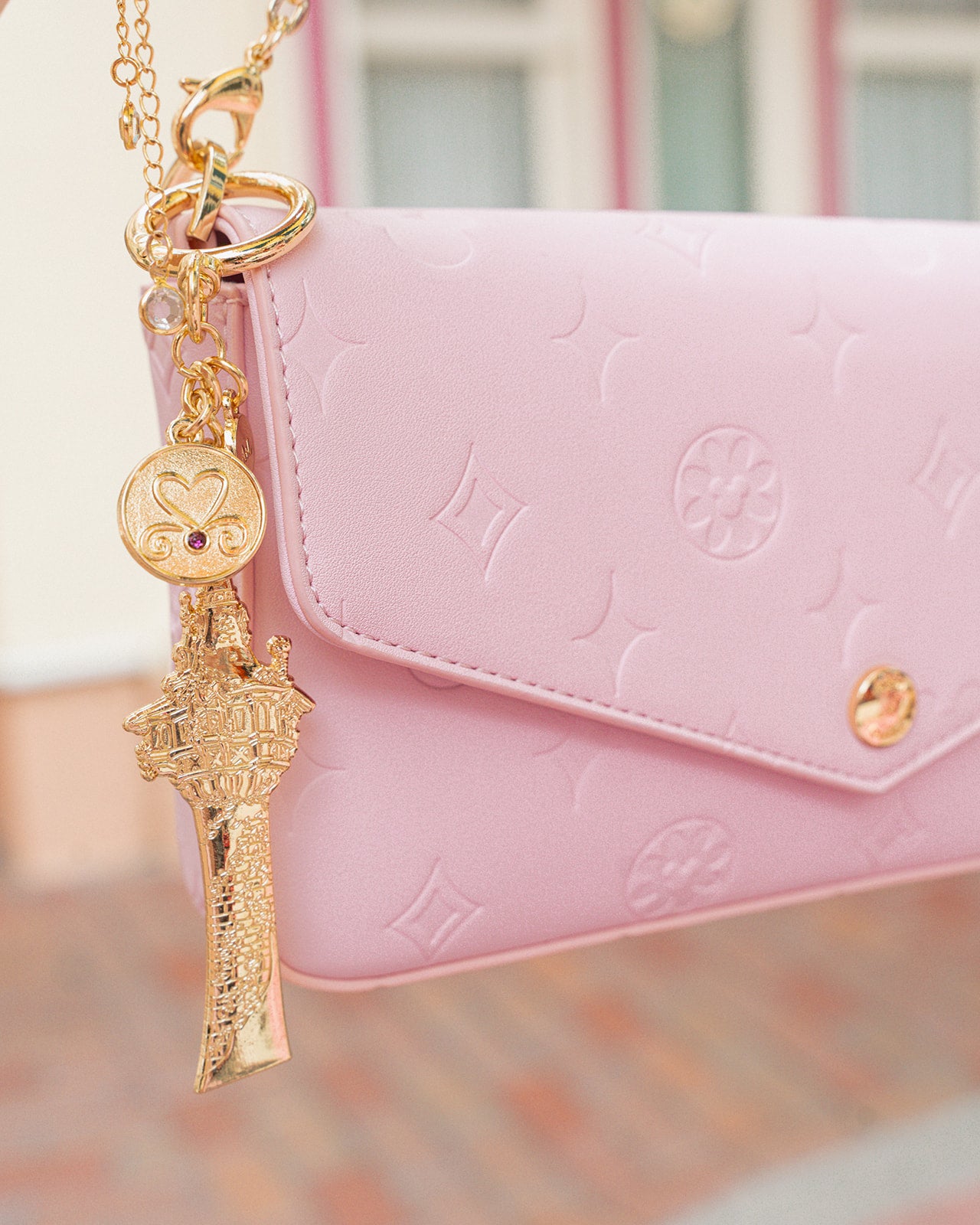 Aden + Louise Pink Olivia Crossbody/Shoulder Bag
