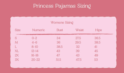 Women’s Princess Pajamas