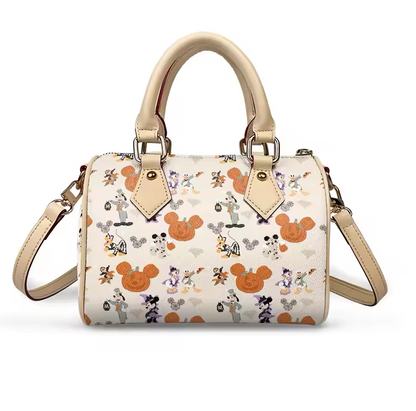 Aden + Louise Halloween Mini Duffle Bag - Beige