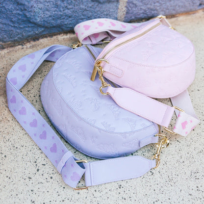 Aden + Louise Signature Princess Crossbody Bags - Pink or Purple