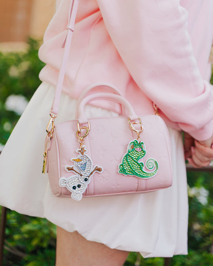 Aden + Louise Pink Signature Mini Duffle + Charm Bundle // Pick your Charm and Straps!