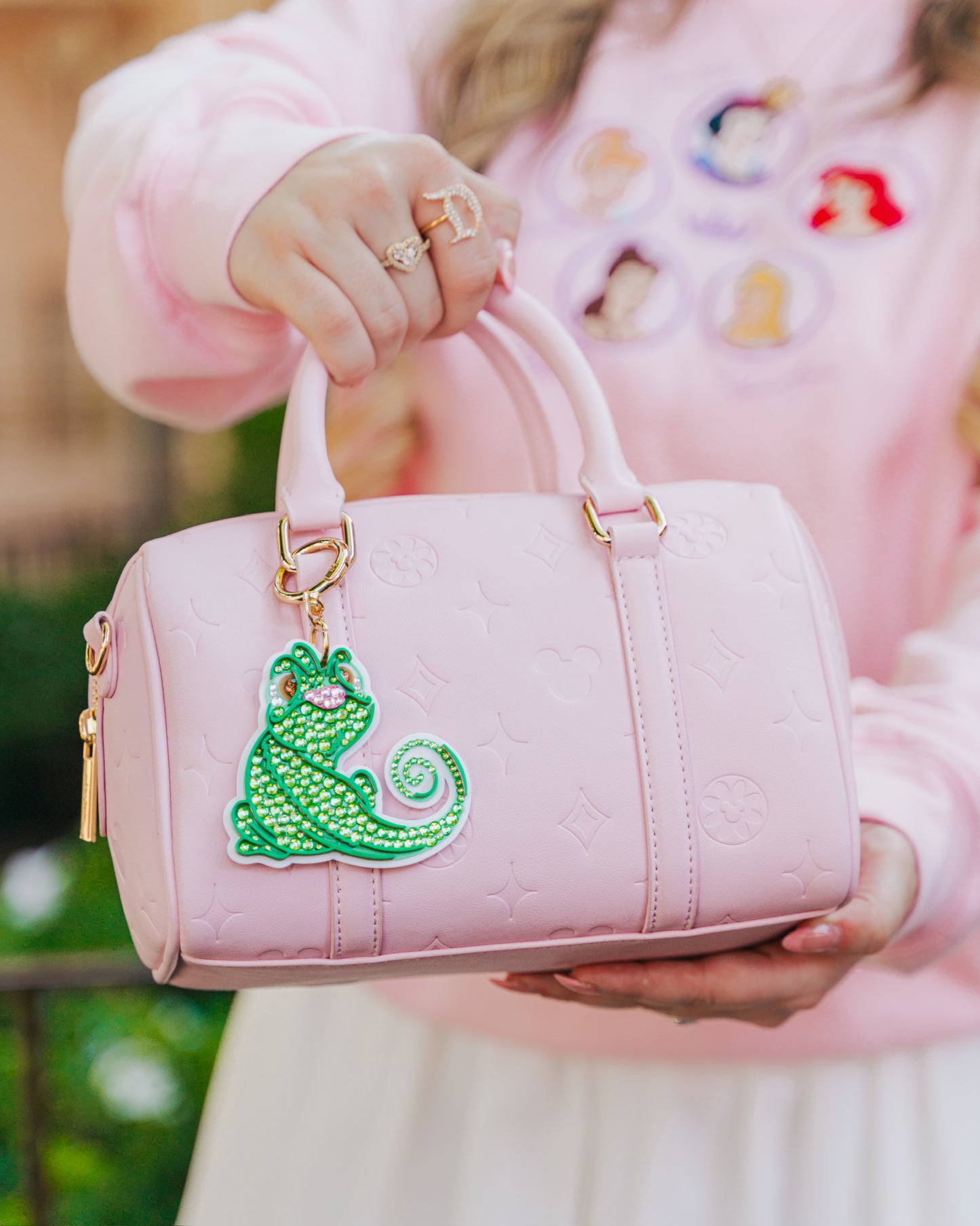 A+L Crystal Sidekick Bag Charm