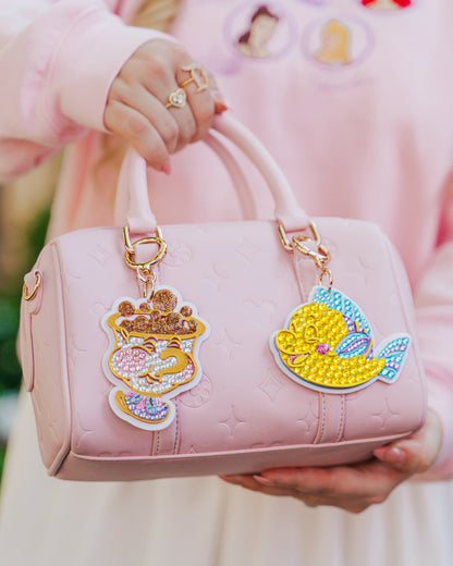 A+L Crystal Sidekick Bag Charm