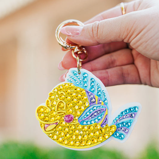 A+L Crystal Sidekick Bag Charm