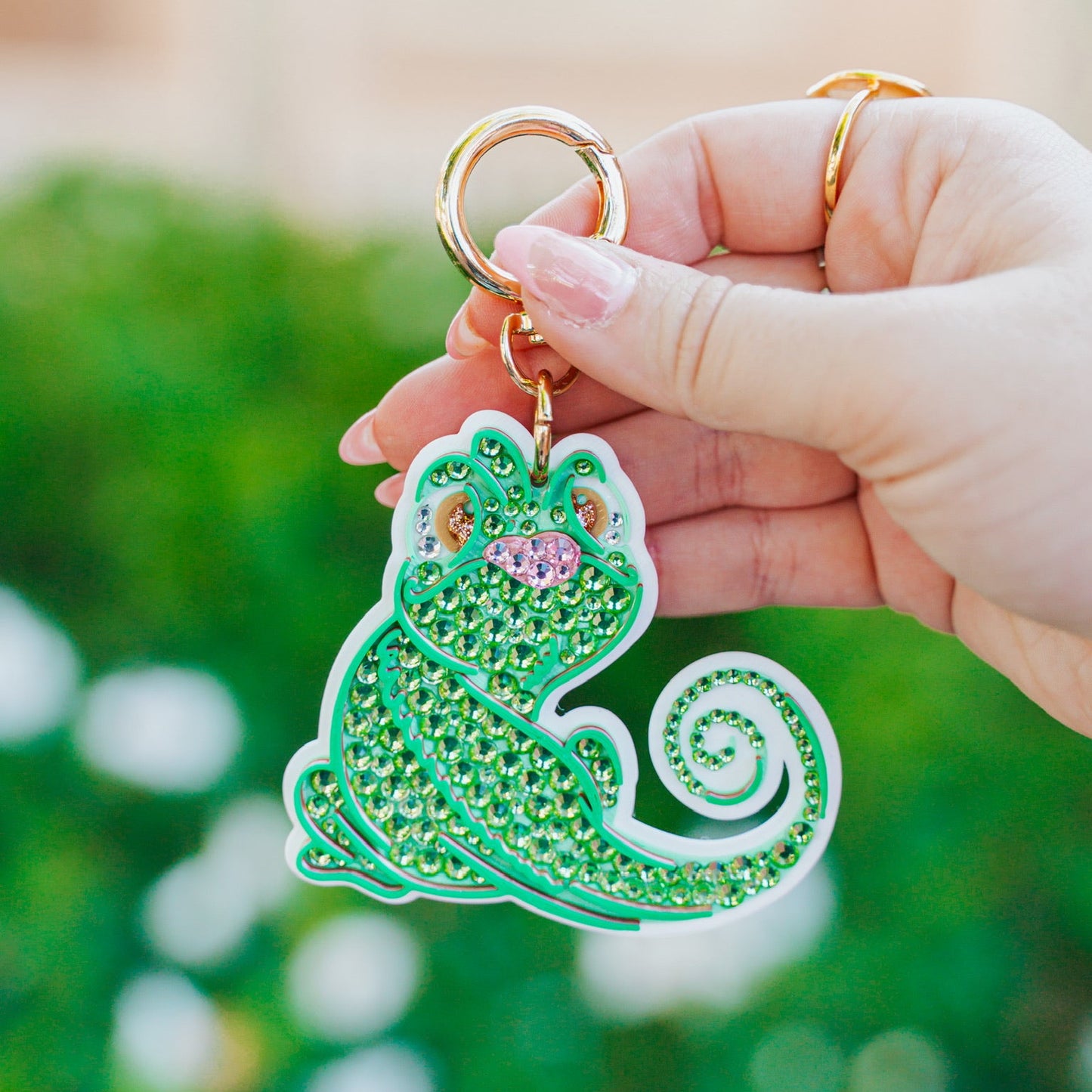 A+L Crystal Sidekick Bag Charm