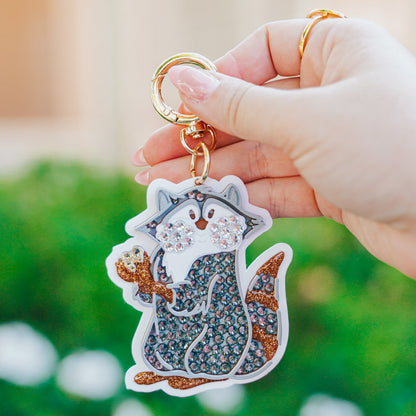 A+L Crystal Sidekick Bag Charm