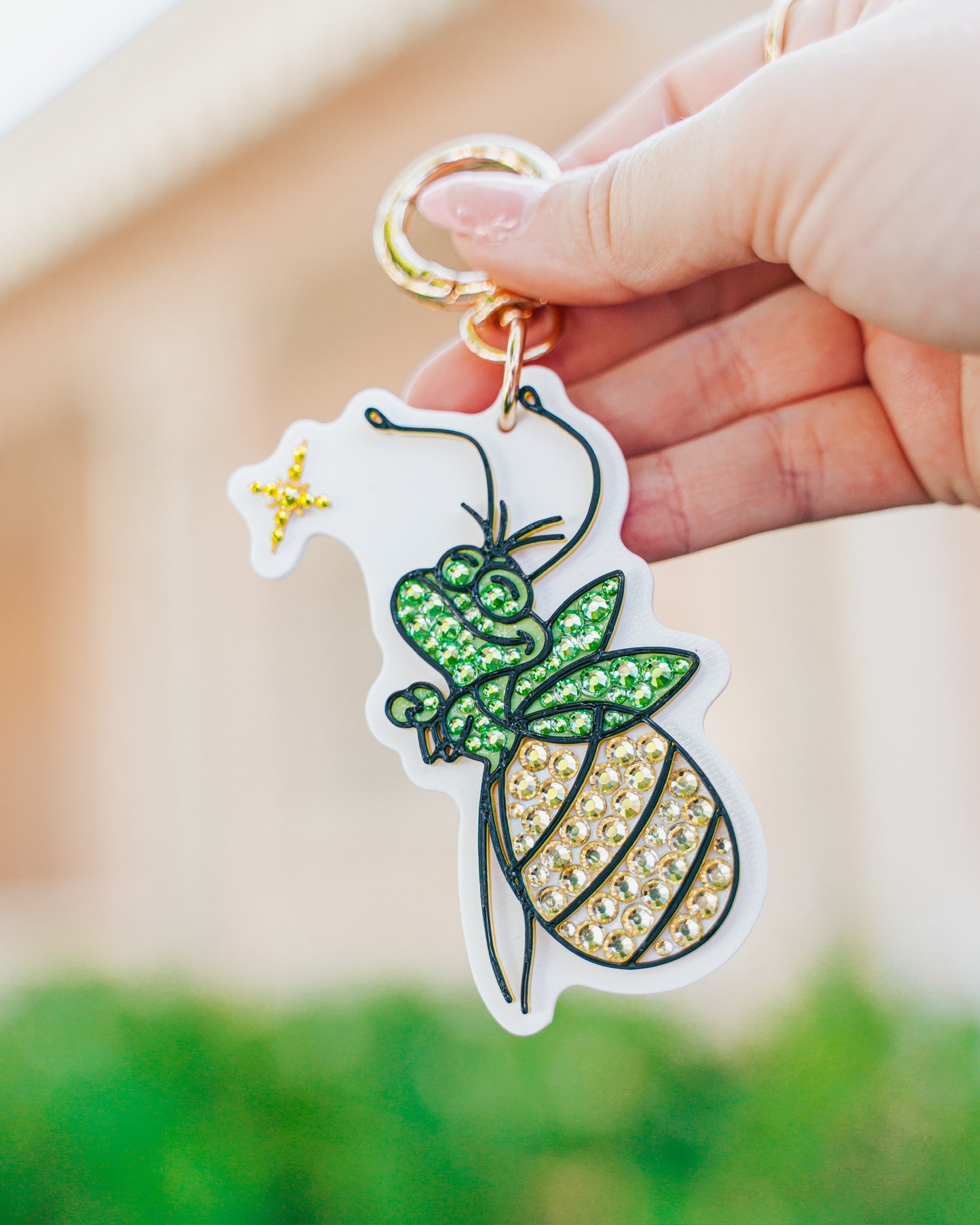 A+L Crystal Sidekick Bag Charm