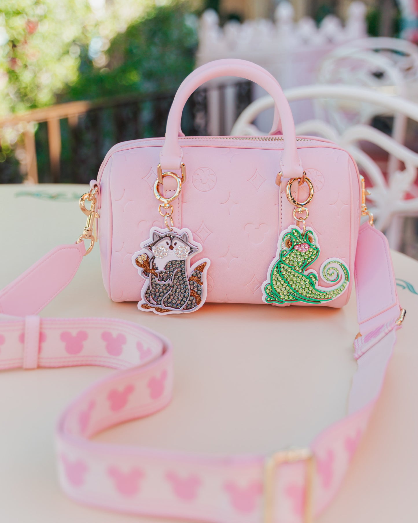 A+L Crystal Sidekick Bag Charm