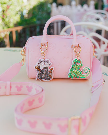 A+L Crystal Sidekick Bag Charm