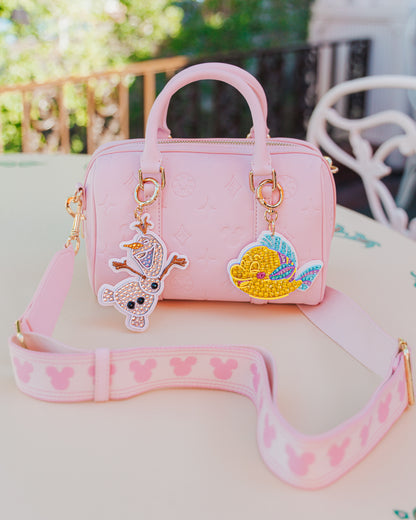 A+L Crystal Sidekick Bag Charm