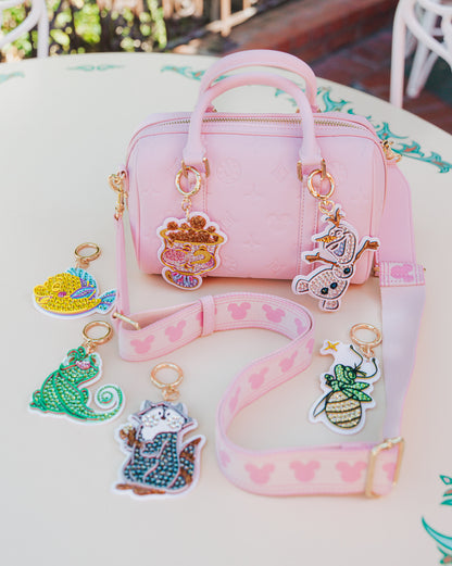 Aden + Louise Pink Signature Mini Duffle + Charm Bundle // Pick your Charm and Straps!