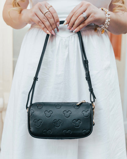 Aden + Louise Black Signature Mini Bag