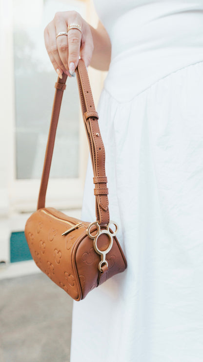 Aden + Louise Brown Signature Mini Bag