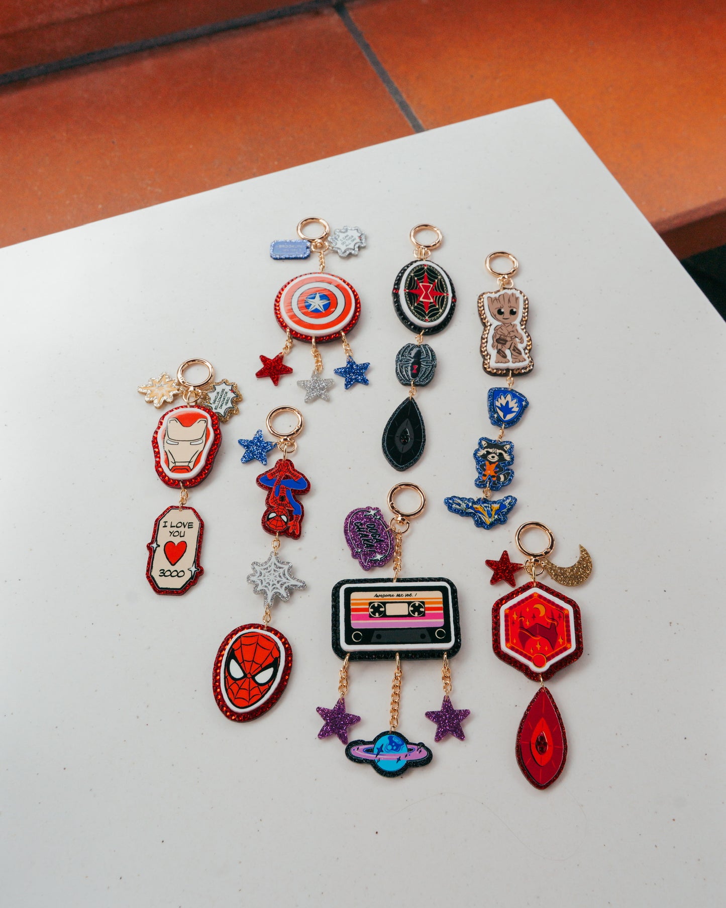 A+L Crystal Bag Charm