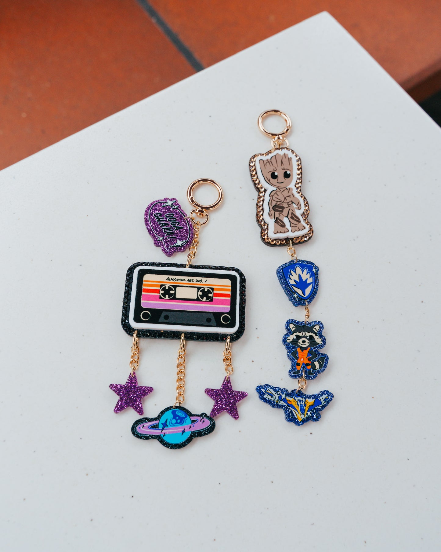 A+L Crystal Bag Charm