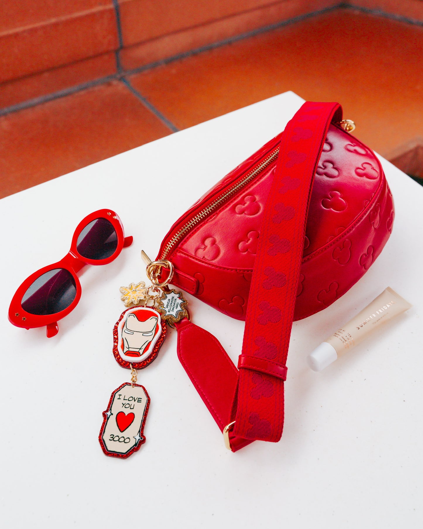A+L Crystal Bag Charm