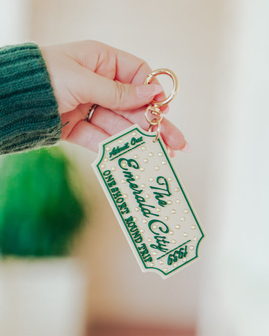 A+L Emerald Bag Charm