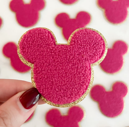 Hot Pink Mouse Patch