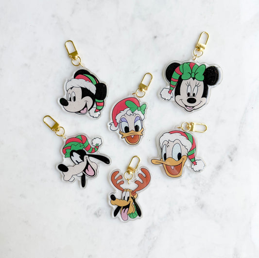 Mouse + Friends Christmas Bag Charm Bundle