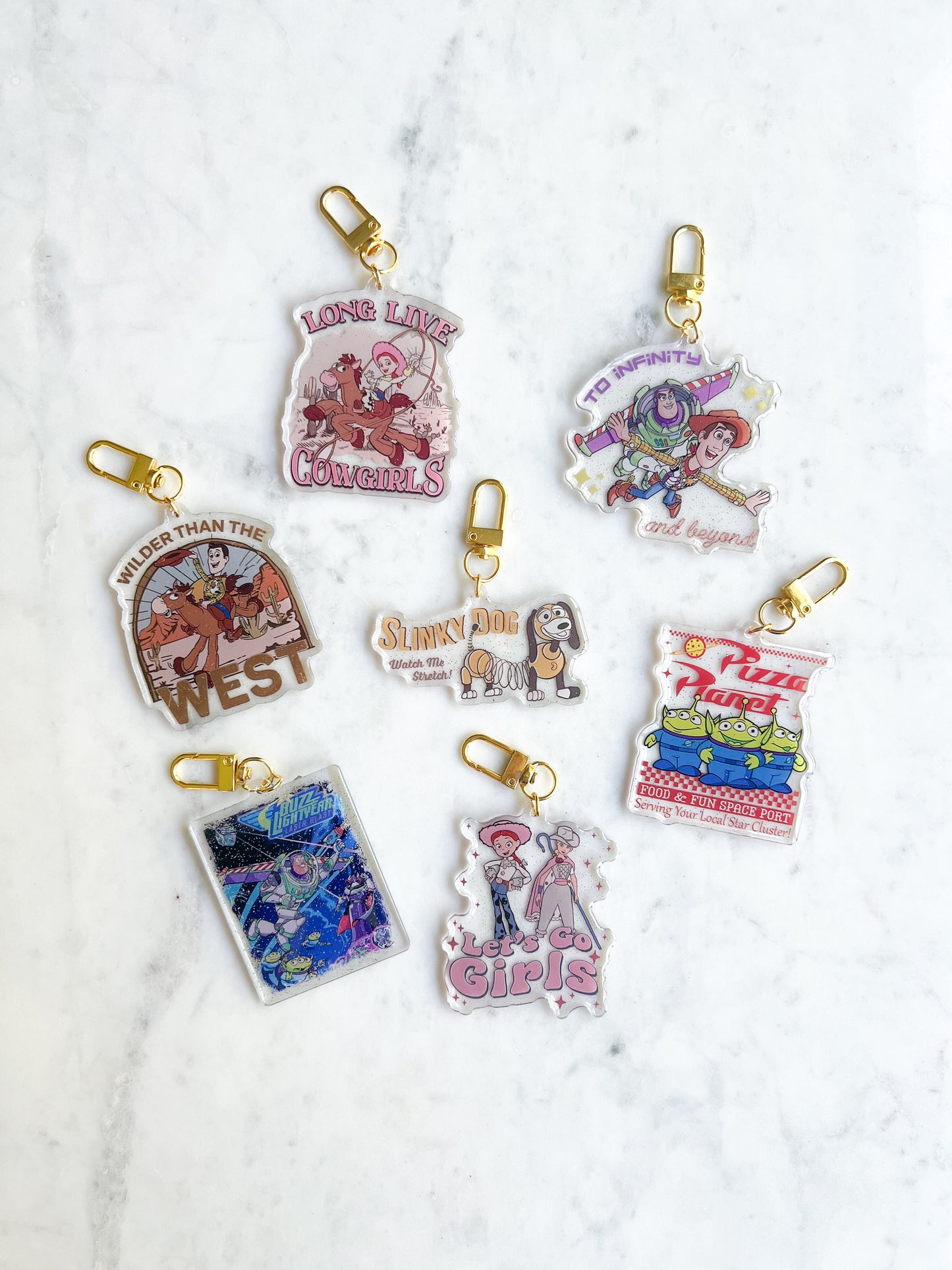 Retro Toy Box Bag Charm Bundle