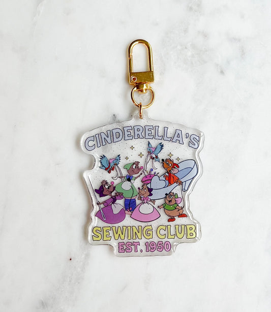 Princess Sewing Club Bag Charm