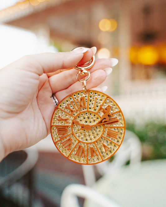 A+L Crystal Clock Charm