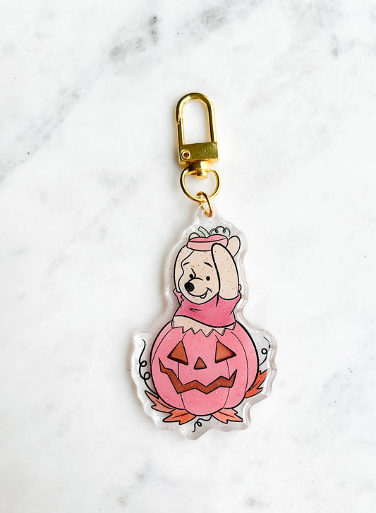 Winnie Pumpkin Bag Charm